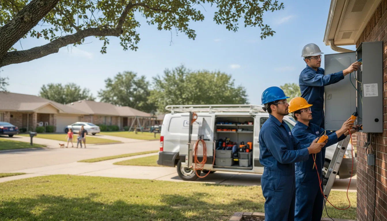 Certified electrician providing emergency electrical services in San Isidro, TX